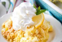 Bright Lemon Dump Cake