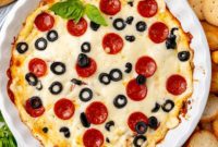 Piping Hot Pepperoni Pizza Dip