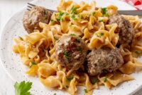 Creamy One-Pot Swedish Meatball Pasta