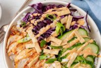 Ultimate Bang Bang Chicken Bowls