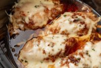 Easy Slow Cooker French Onion Chicken