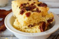 Sweet & Savory Maple Bacon Cornbread