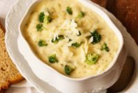 Velvety Cheddar Broccoli Soup