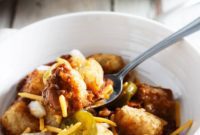 Loaded Chili Cheese Tater Tot Bake