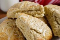 Holiday Spiced Eggnog Scones