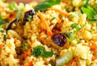 Golden Curried Couscous Salad