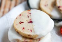 White Chocolate Cranberry Shortbread Delights