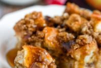 Warm Cinnamon Apple French Toast Bake