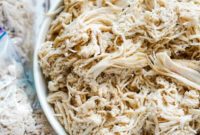 Instant Pot Shredded Chicken Meal Prep