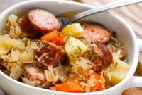 Hearty Slow Cooker Kielbasa and Sauerkraut