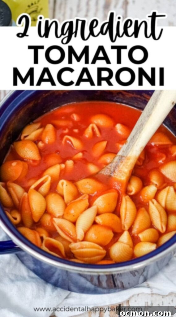 Old Fashioned Tomato Macaroni, or 'Tomato Mac', is a cheap comfort food classic. This family recipe, passed down through generations, requires only 2 ingredients and minimal prep time. Its enduring popularity is a testament to its simple, comforting deliciousness.