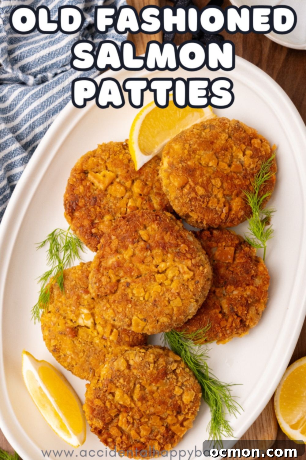 Grandma's Classic Salmon Patties 11 Old Fashioned Salmon Patties just like Grandma used to make! Golden brown and crisp on the outside, tender and moist on the inside, these salmon patties are easy to make and budget friendly. Enjoy a recipe that stands the test of time!