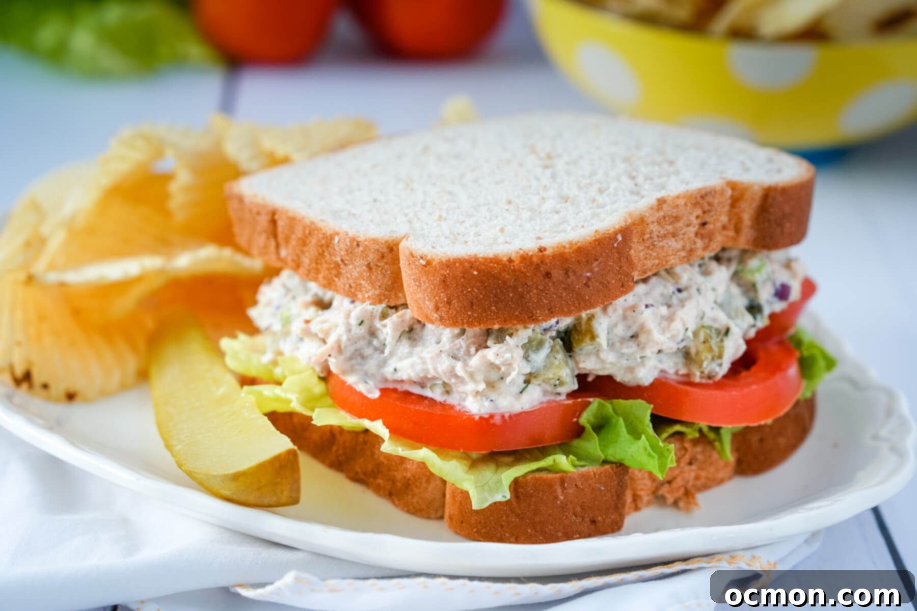 Tangy Dill Pickle Tuna Salad 7 Dill Pickle Tuna Salad