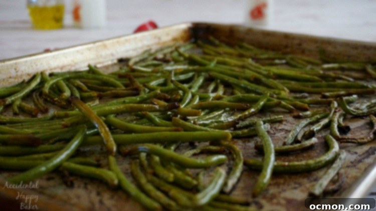 Roasted Green Beans Ready to Serve