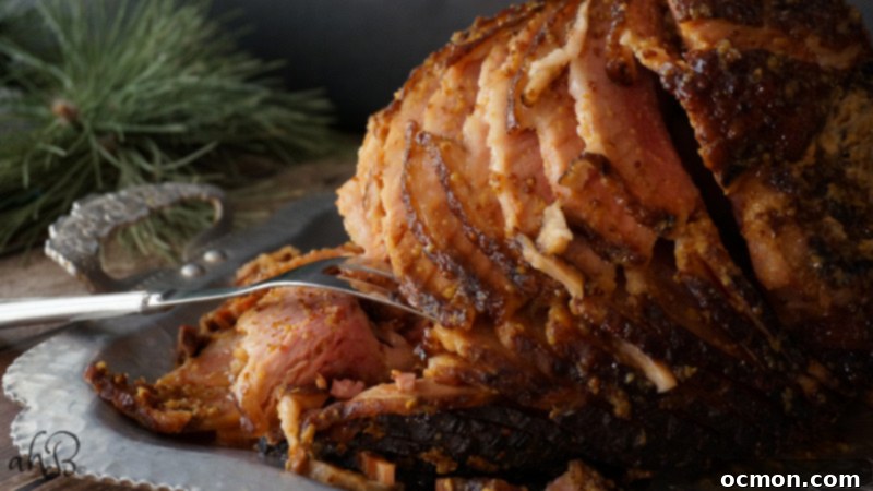 Succulent Honey Mustard Ham 2 Slow Cooked Honey Mustard Ham