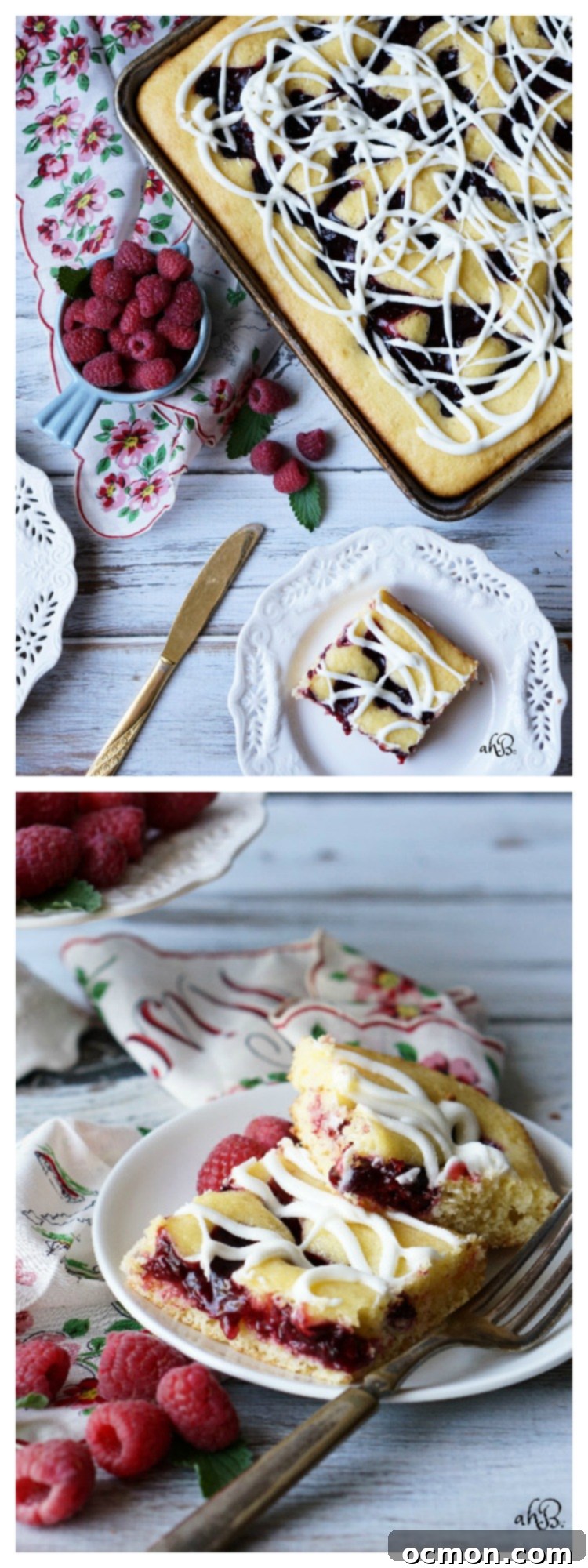 Decadent Raspberry Cream Cheese Bars 2 Raspberry Cream Cheese Squares