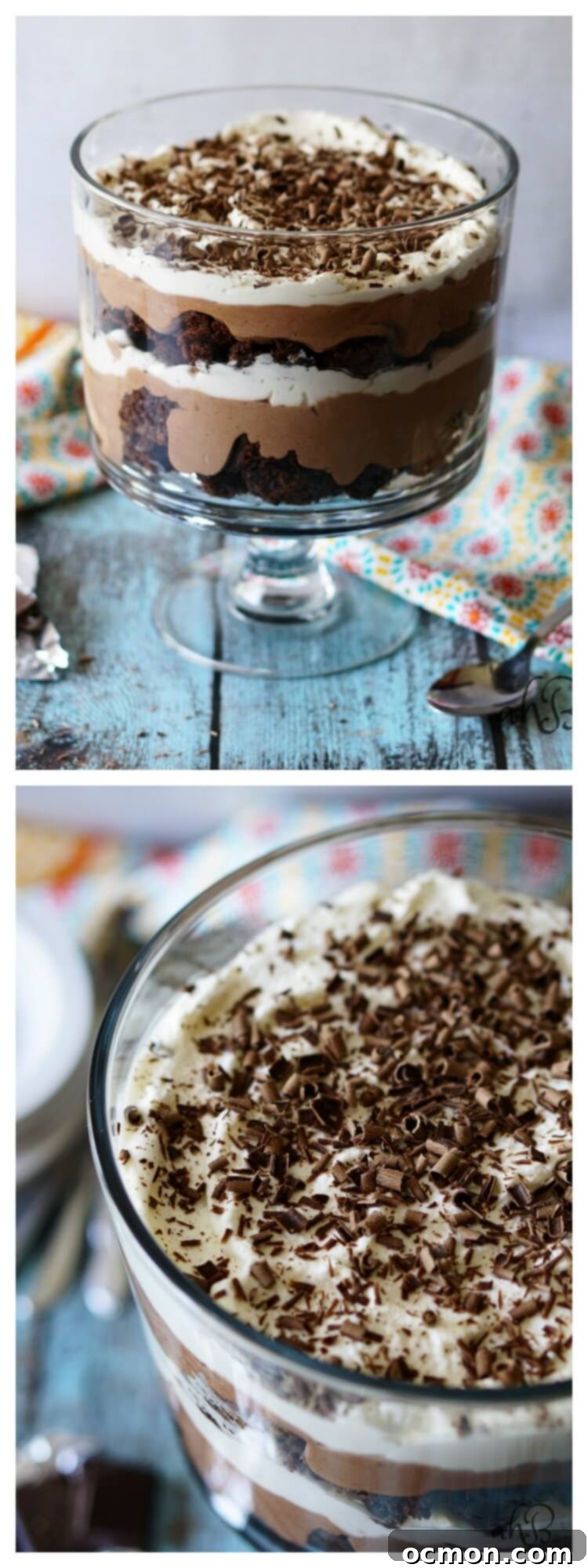 Chocolate Brownie Trifle, a rich layered dessert