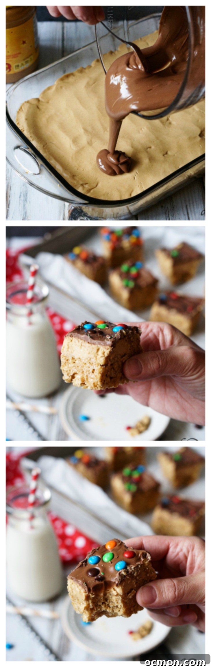 Loaded Peanut Butter Rice Crispy Treats