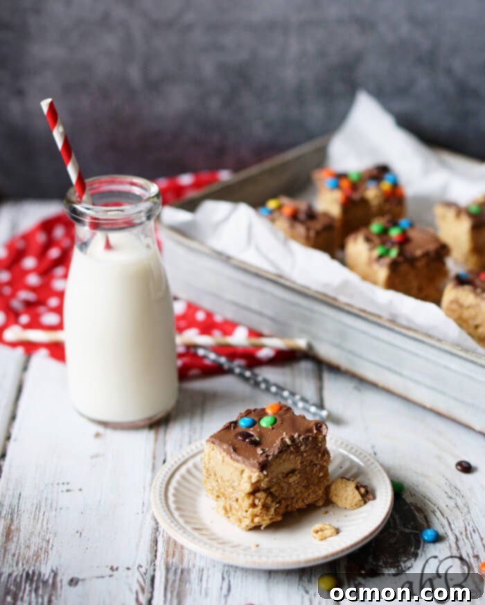 Loaded Peanut Butter Rice Crispy Treats