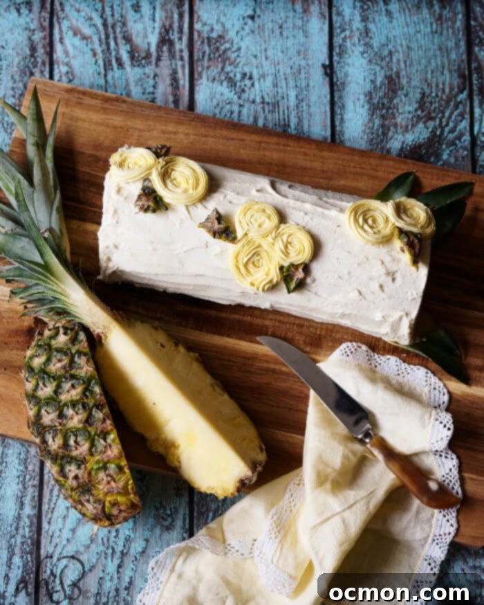 Pina Colada Swiss Cake Roll ingredients