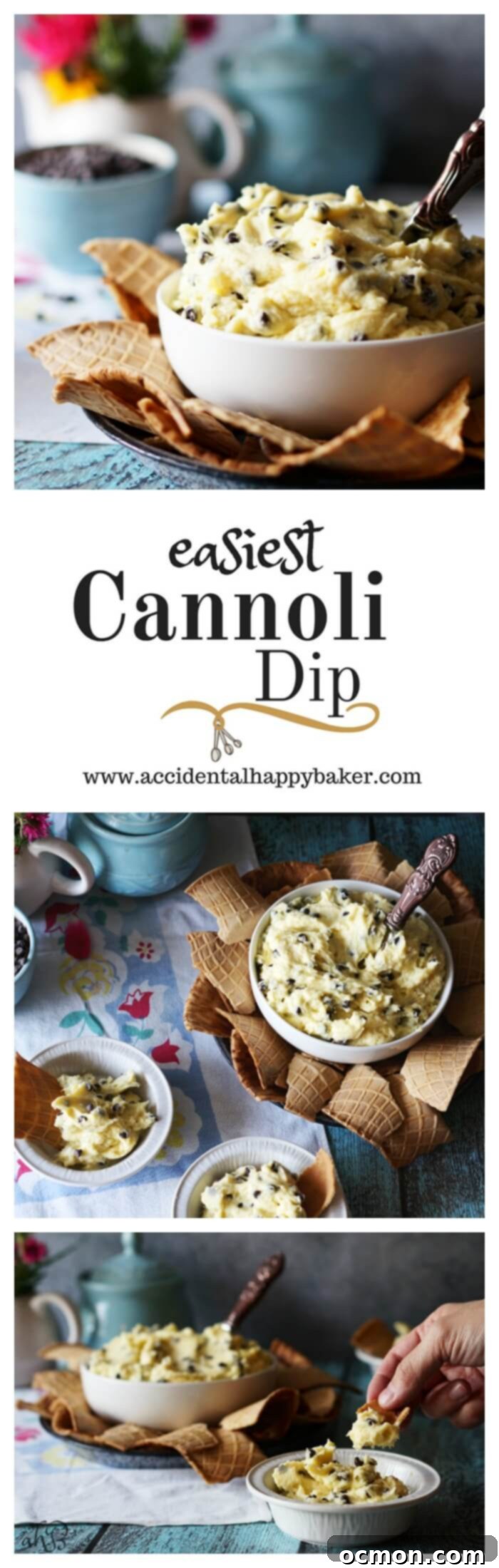Cannoli Dip,This easy cannoli dip tastes like classic cannoli, goes together in just a few minutes and makes a great gluten free party option.