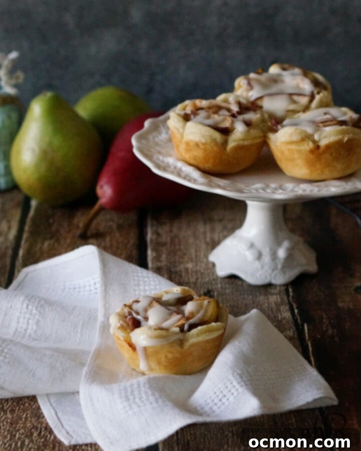 Rumchata Infused Pear Cheesecake Tarts 7 Pear Rumchata Cheese Tarts