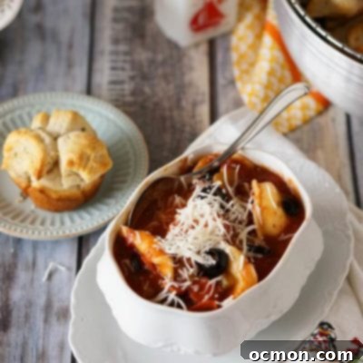 Pepperoni Pizza Soup recipe image