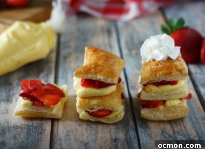 Bavarian cream being piped into a pastry bag.