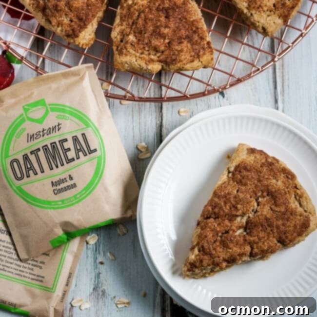 Quick Oatmeal Scones 10 img 278 9