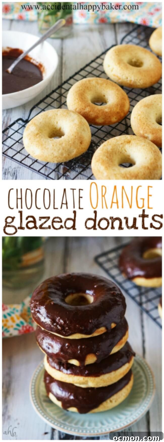 Zesty Orange Donuts with Velvety Chocolate Glaze 2 Chocolate Glazed Orange Donuts
