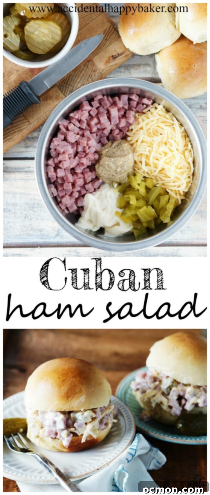 Pep up your sandwiches with this easy Cuban ham salad. This zippy sandwich spread has the flavor of Cuban sandwiches and it perfect for parties and picnics.