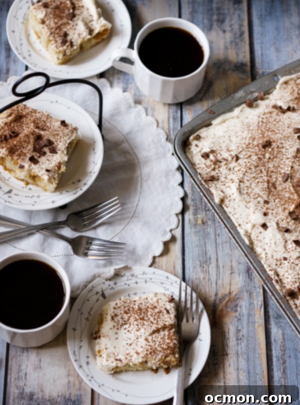 Tiramisu Sheet Cake