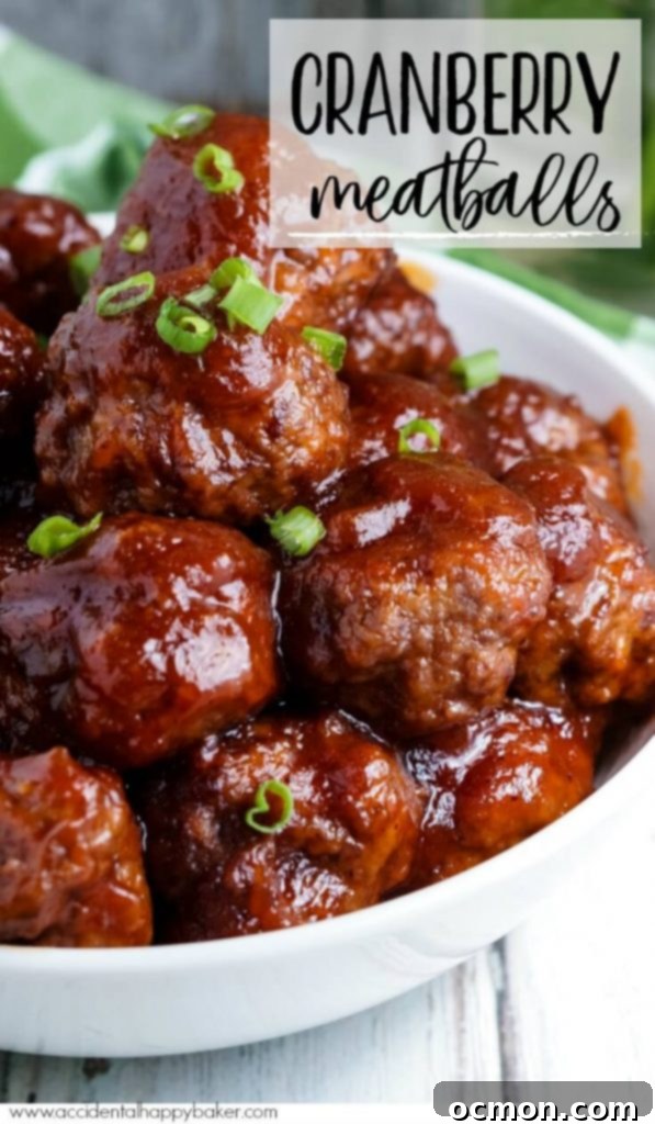 Cranberry Glazed Meatballs 7 Cranberry Meatballs