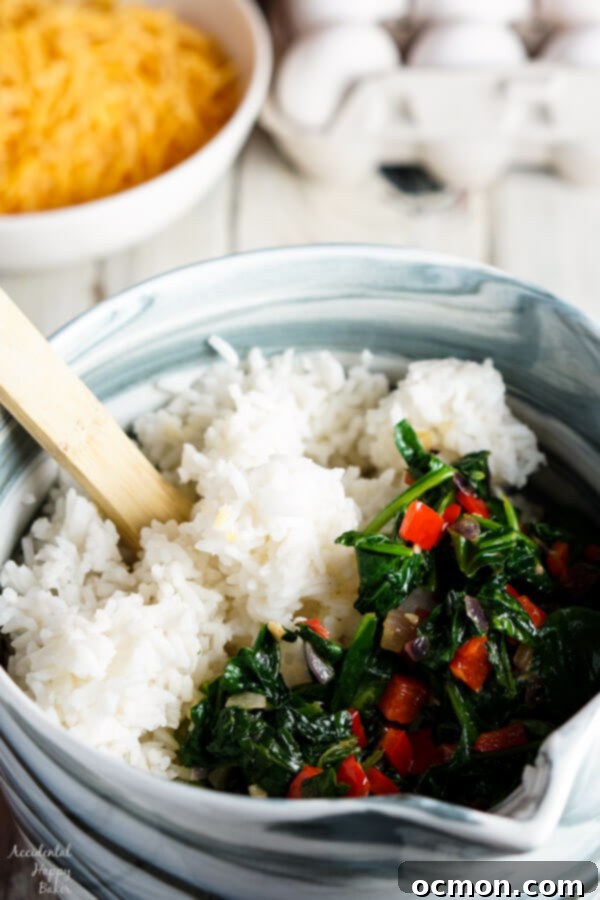 Verdant Rice & Spinach Gratin 3 Spinach Rice Casserole