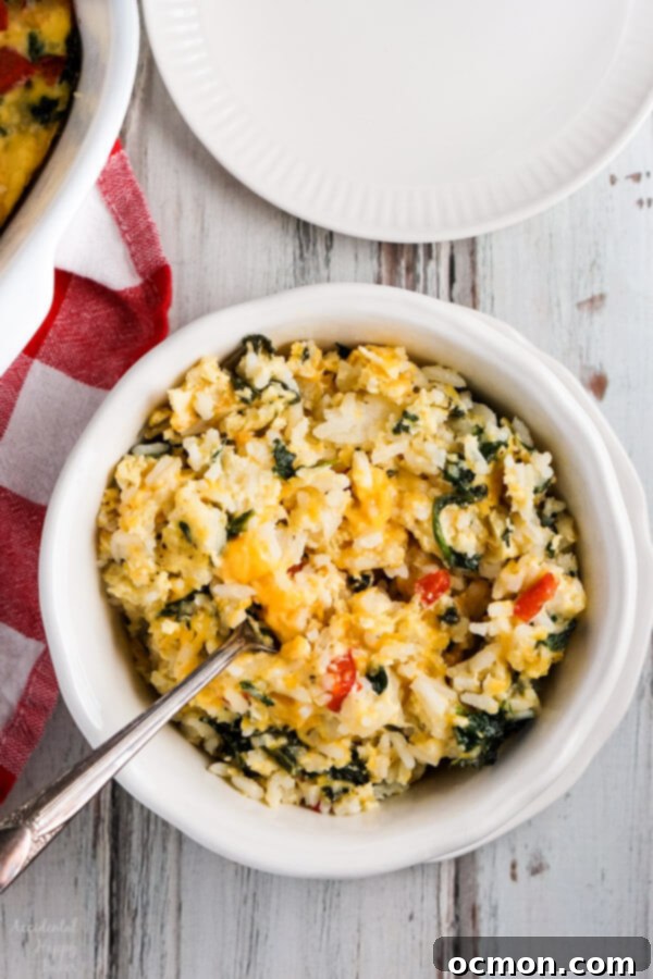 Spinach Rice Casserole