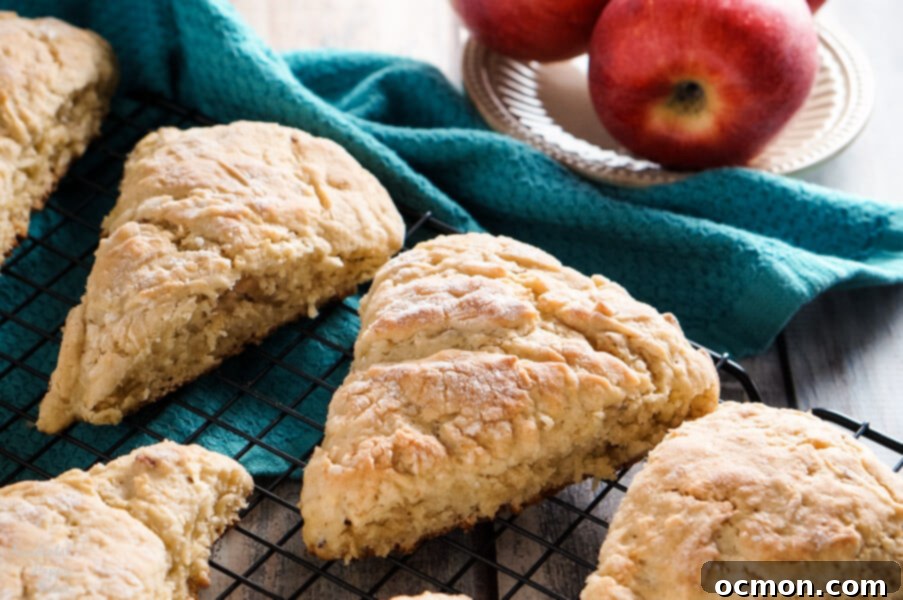 Caramel Apple Scones