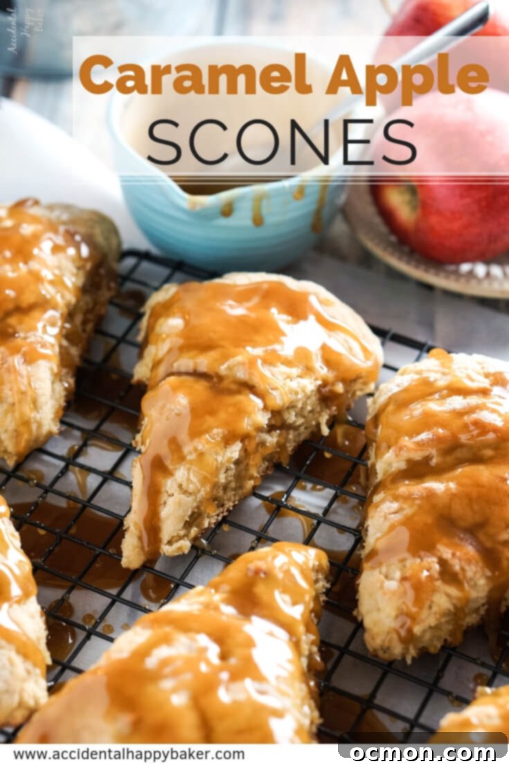 Caramel Apple Scones
