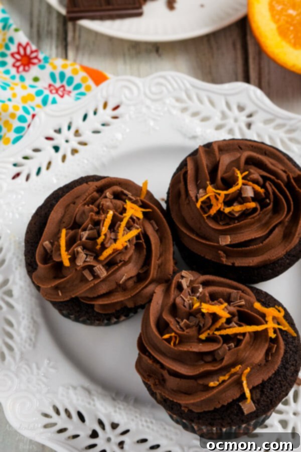 Orange Cocoa Dreams 6 Chocolate Orange Cupcakes