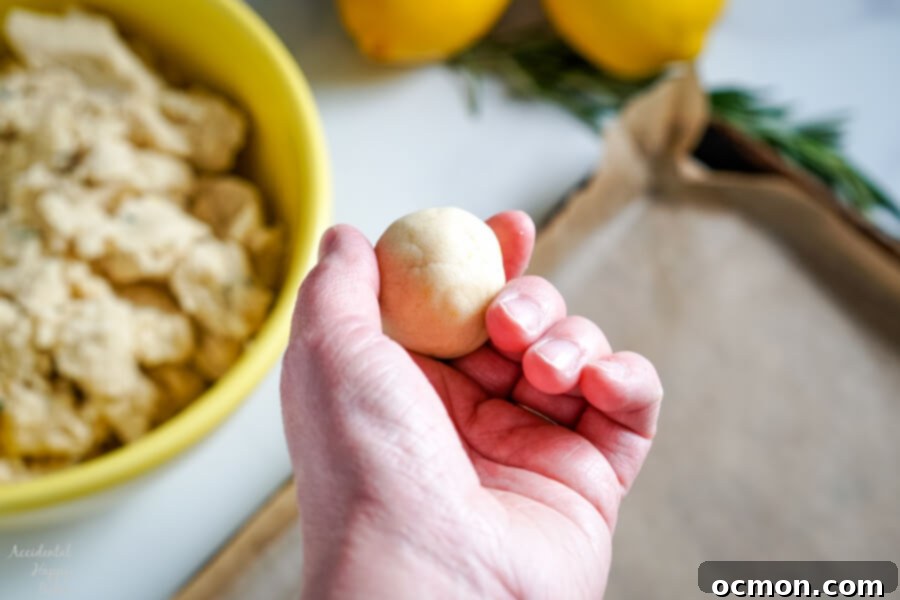 Ingredients for Lemon Rosemary Cookies, simple fresh flavors of lemons and rosemary meld together in these buttery shortbread cookies to make an unassuming cookie with a dynamic flavor combination.