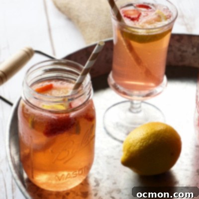 Strawberry Lemonade Shandy